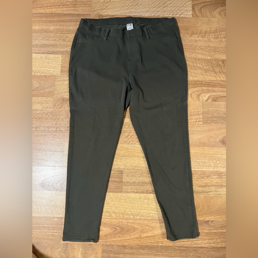 Olive jeggings